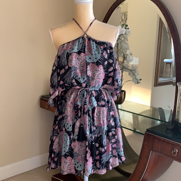 NWOT LoveShackFancy silk Amira dress, sz M - Picture 4 of 9